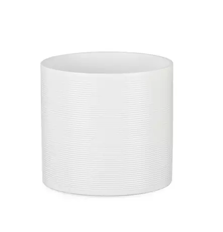 Scheurich suojaruukku Panna Raita valk., 33 cm - Sisäruukut - 4002477537320 - 1