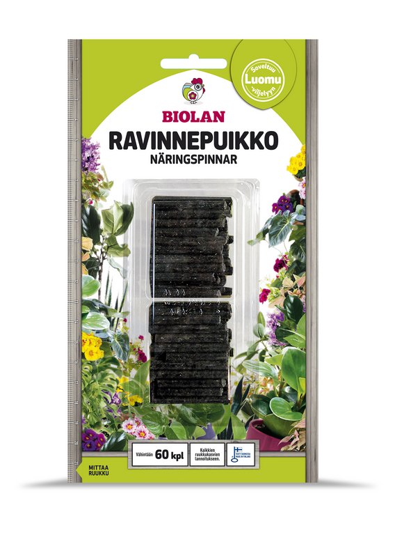 Biolan Luonnonravinnepuikko 60 kpl - Lannoitteet - 6411960061330 - 1