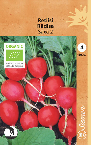 Retiisi 'Saxa 2', luomu, siemen, Schetelig - Annossiemenet - 6415151100600 - 1