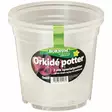 Hornum orkidearuukku kirkas muovi 15 cm, 2 kpl - Sisäruukut - 5708787051431 - 1