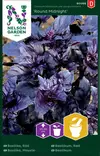 Maustebasilika 'Round Midnight' siemen, Nelson Garden - Yrttien siemenet - 7312600900981 - 1