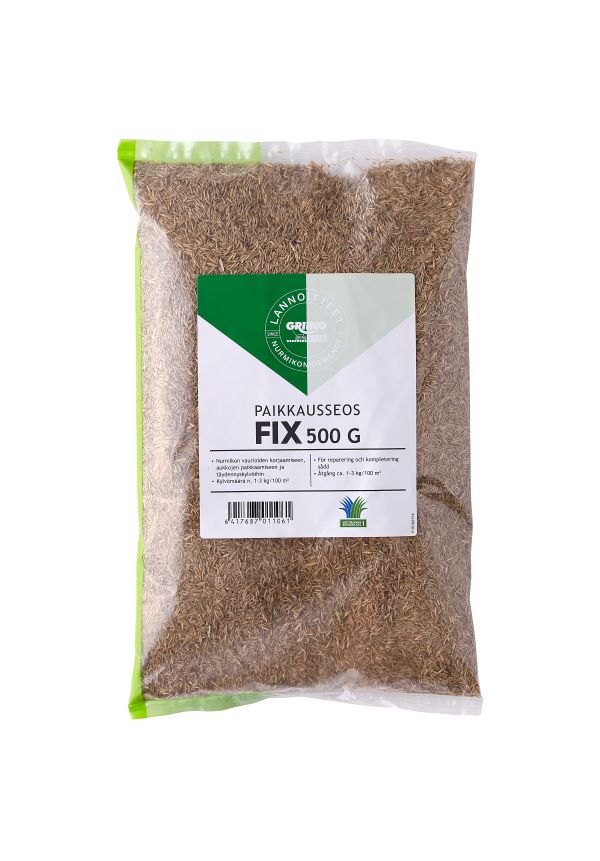 Griino Paikkausseos 500 g - Nurmikon siemenet pienet pakkaukset - 6417687011061 - 1