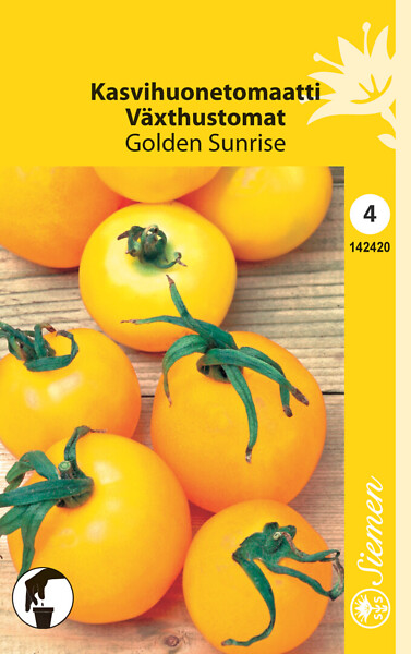 Kasvihuonetomaatti 'Golden Sunrise', siemen, Schetelig - Annossiemenet - 6415151424201 - 1