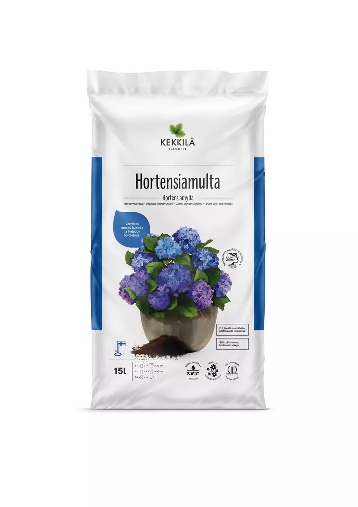 Kekkilä Hortensiamulta 15 L - Mullat ja turpeet - 6433000100441 - 1