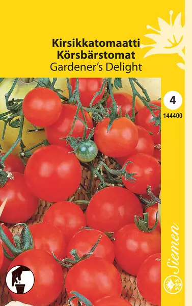 Kirsikkatomaatti 'Gardener`s Delight', siemen, Schetelig - Annossiemenet - 6415151444001 - 1