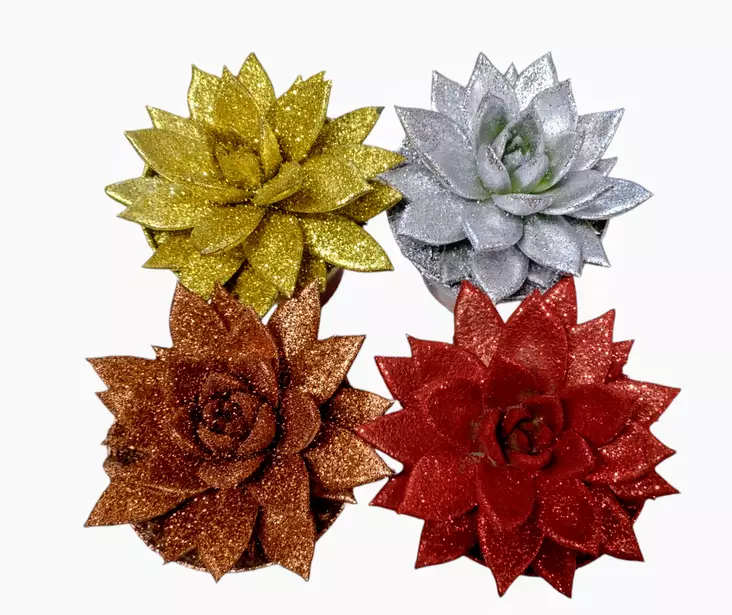 Mehiruusuke Glitter, iso - Joulukukat ja -kasvit - 8713626193321 - 1