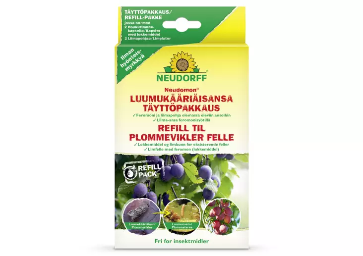 Neudomon Luumukääriäisansan täyttöpakkaus 2 kpl/pkt, Neudorff - Tuhohyönteisten torjunta - 4005240193211 - 1