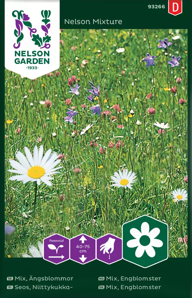 Niittykukka siemenseos, Nelson Garden - Kukkien siemenet - 7312600932661 - 1
