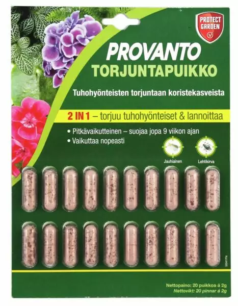 Provanto Torjuntapuikko 2 g x 20 kpl, Schetelig - Kasvinsuojelu - 3664715028321 - 1