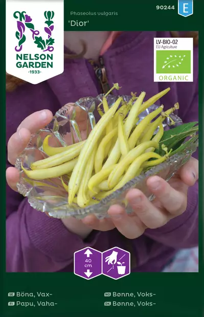 Vahapapu 'Dior' siemen, Nelson Garden - Vihannesten siemenet - 7312600902442 - 1