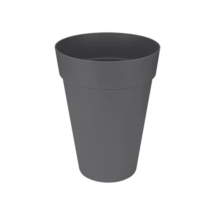 Elho Loft Urban Round High antrasiitti, 35 cm - Ulkoruukut - 8711904184292 - 1