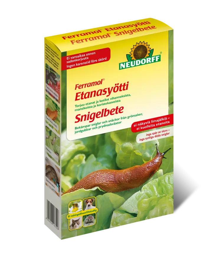 Ferramol Etanasyötti 200 g, Neudorff - Tuhohyönteisten torjunta - 4005240167502 - 1