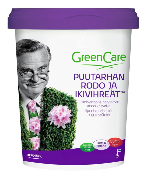 GreenCare Puutarhan Rodo- ja ikivihreät 550 g - Lannoitteet - 6414504975872 - 1