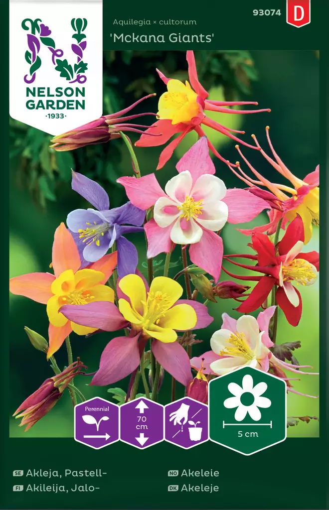 Jaloakileija 'McKana Giants' siemen, Nelson Garden - Kukkien siemenet - 7312600930742 - 1