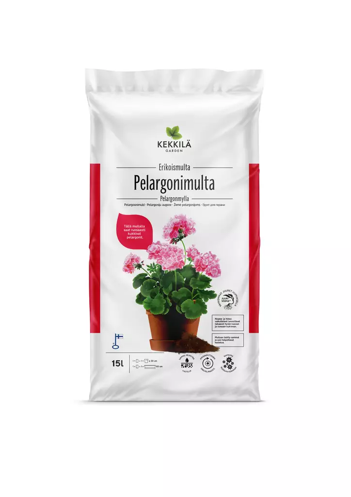 Kekkilä Pelargonimulta 15 L - Mullat ja turpeet - 6433000100472 - 1