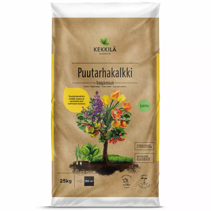 Kekkilä Puutarhakalkki 25 kg, jauhe - Kalkit - 6433000610452 - 1