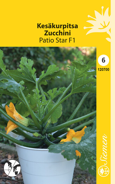 Kesäkurpitsa 'Patio Star' F1, siemen, Schetelig - Annossiemenet - 6415151207002 - 1