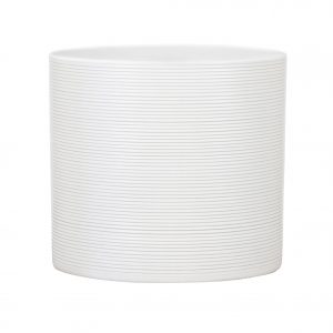 Scheurich suojaruukku Panna Raita valkoinen, 16 cm - Sisäruukut - 4002477536552 - 1