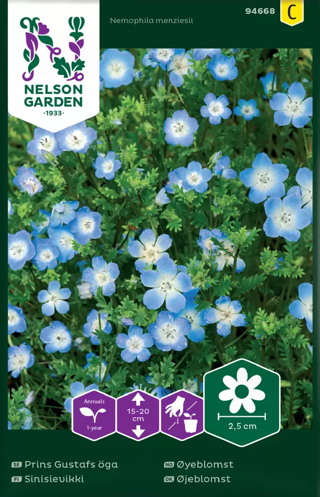 Sinisievikki siemen, Nelson Garden - Kukkien siemenet - 7312600946682 - 1