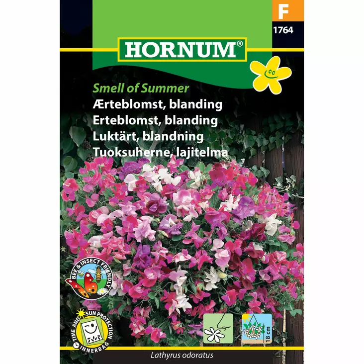 Tuoksuhernelajitelma, Lathyrus, siemen, Hornum - Annossiemenet - 5708787017642 - 1