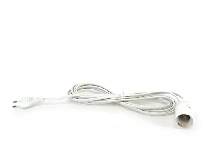 Valaisinjohto E27, 4 m - Esikasvatustarvikkeet ja kasvivalot - 7312600056022 - 1