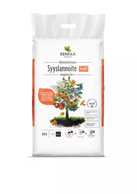 Kekkilä Syyslannoite Plus+ 10 L - Puutarhalannoitteet, suuret pakkaukset - 6433000623643 - 1