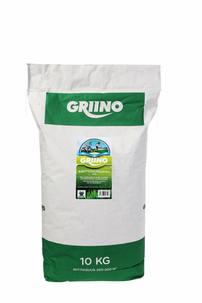 Griino Käyttönurmikko 10 kg - Nurmikon siemenet suuret pakkaukset - 6417687003103 - 1