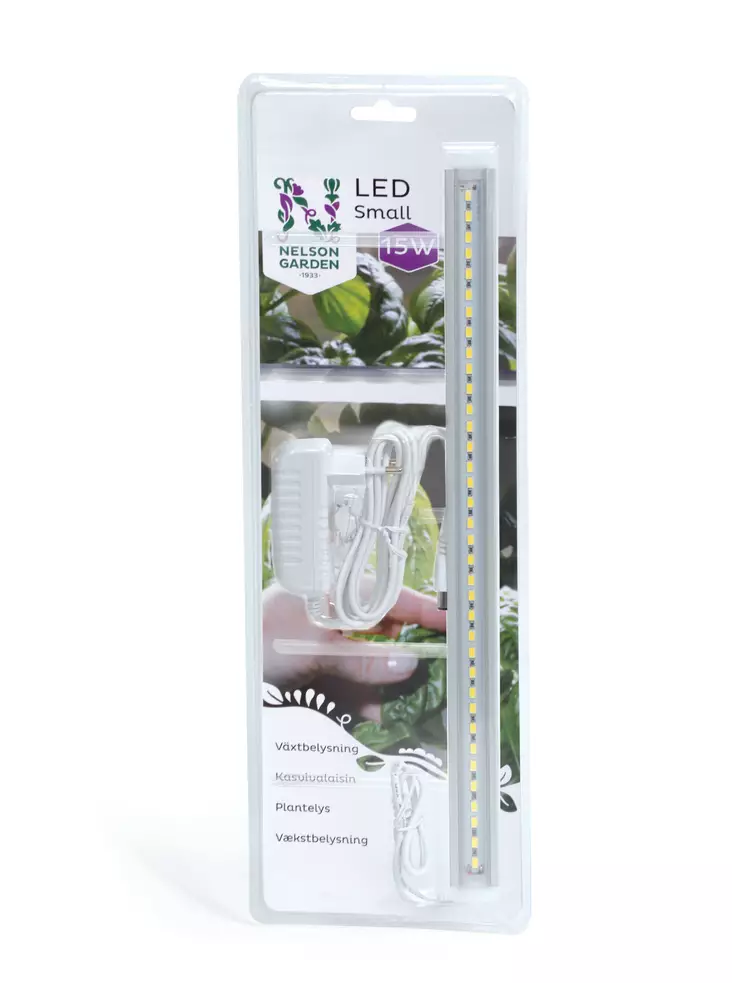 Kasvivalaisin LED Small 15 W, 390 mm - Esikasvatustarvikkeet ja kasvivalot - 7312600055643 - 1