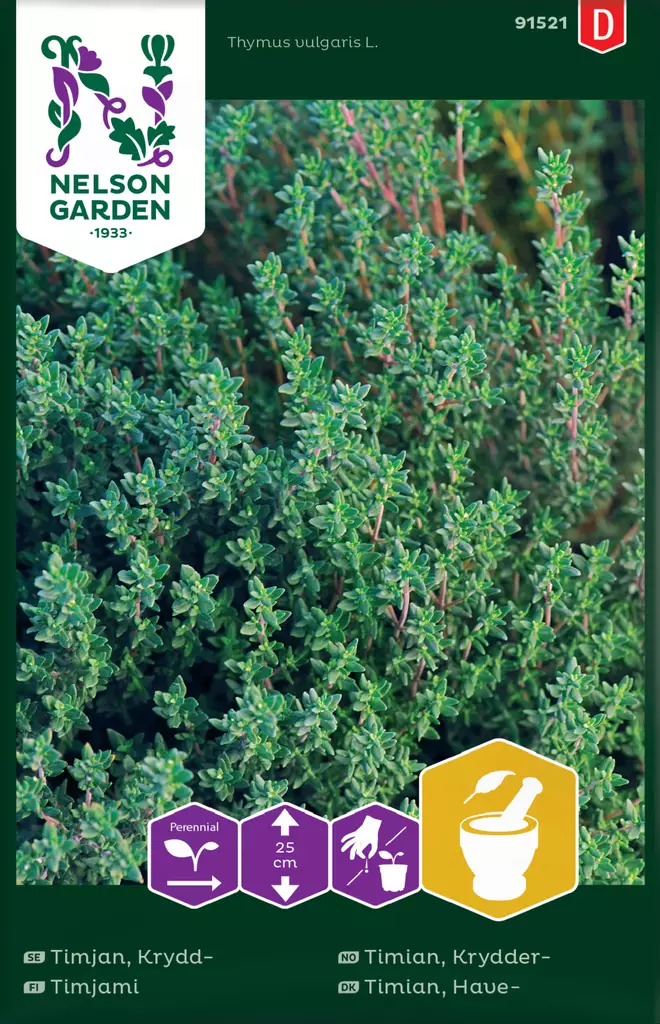 Timjami siemen, Nelson Garden - Yrttien siemenet - 7312600915213 - 1