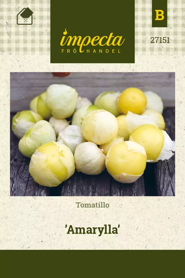Tomatillo 'Amarylla', siemen, Impecta - Annossiemenet - 7332756271513 - 1