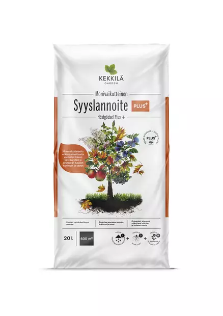 Kekkilä Syyslannoite Plus+ 20 L - Puutarhalannoitteet, suuret pakkaukset - 6433000623674 - 1