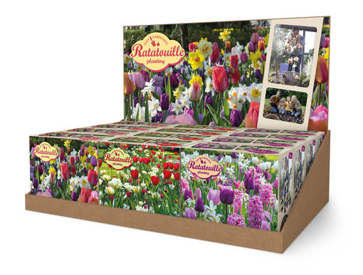 Kukkasipulisekoitus Ratatouille Planting Red & White Tones 30 kpl - Syyssipulit - 8711148245414 - 1