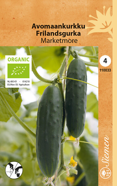 Avomaankurkku 'Marketmore', luomu, siemen, Schetelig - Annossiemenet - 6415151100334 - 1