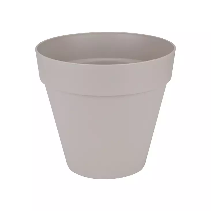 Elho Loft Urban Round lämmin harmaa, 30 cm - Ulkoruukut - 8711904281854 - 1