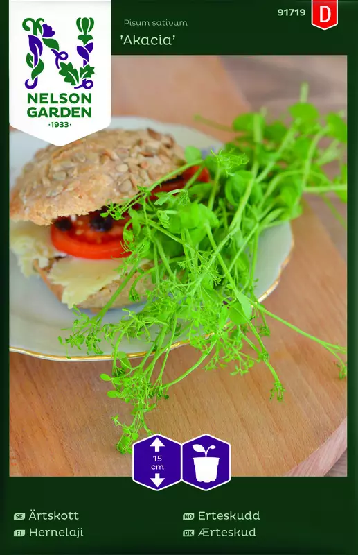 Herneenverso 'Akacia' siemen, Nelson Garden - Vihannesten siemenet - 7312600917194 - 1