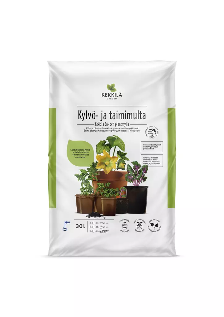 Kekkilä Kylvö- ja Taimimulta 30 L - Mullat ja turpeet - 6433000346474 - 1