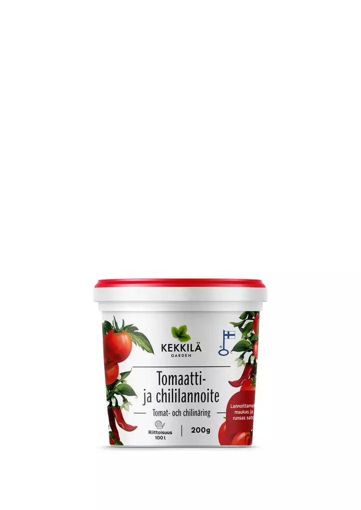 Kekkilä Tomaatti- ja chililannoite 200 g - Lannoitteet - 6433000343534 - 1