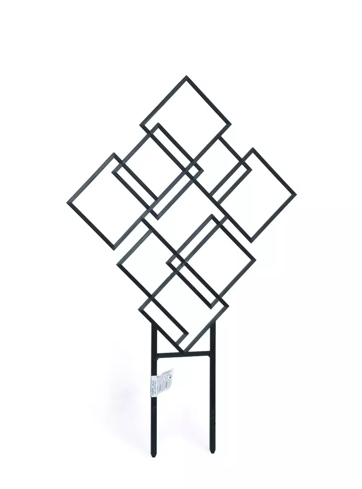 Ruukkusäleikkö Squares musta - Tuet ja säleiköt - 7312600052314 - 1