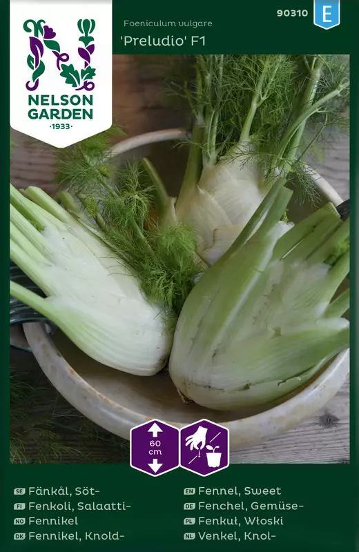 Salaattifenkoli 'Preludio' F1 siemen, Nelson Garden - Vihannesten siemenet - 7312600903104 - 1