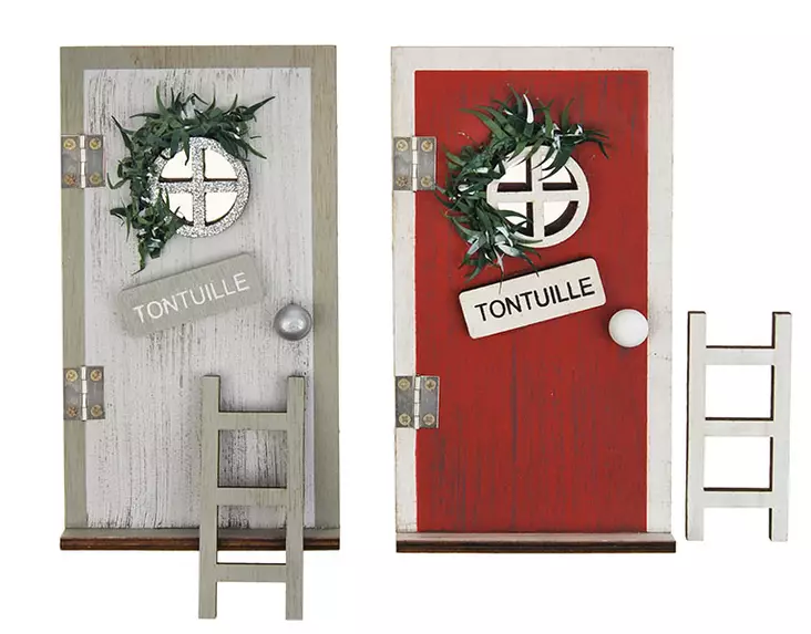 Tonttuovi 17 cm + tikkaat Weiste - Joulutuotteet - 6412749009994 - 1