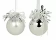 Joulupallo Hopealehdet Weiste - Joulutuotteet - 6412740770985 - 1