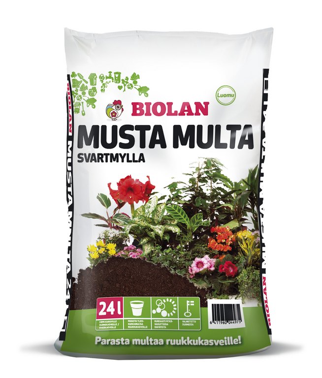 Biolan Musta Multa 24 L - Mullat ja turpeet - 6411960044975 - 1