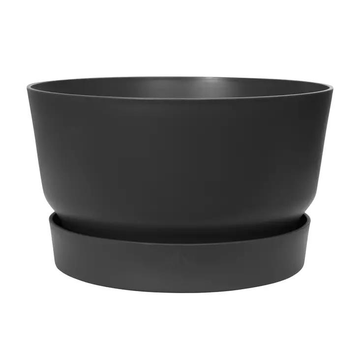 Elho Greenville Bowl musta, 33 cm - Ulkoruukut - 8711904332365 - 1
