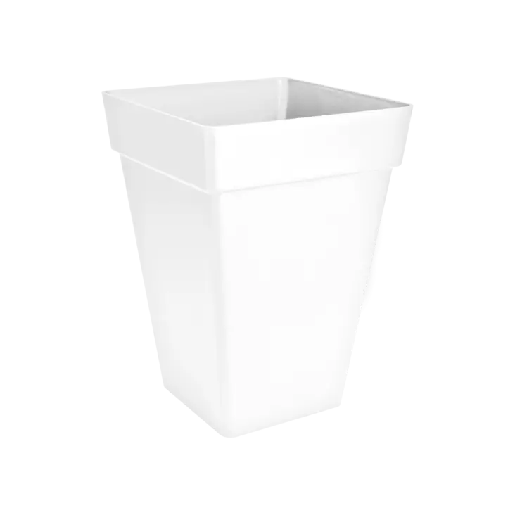 Elho Loft Urban Square High 37 valkoinen - Ulkoruukut - 8711904230555 - 1