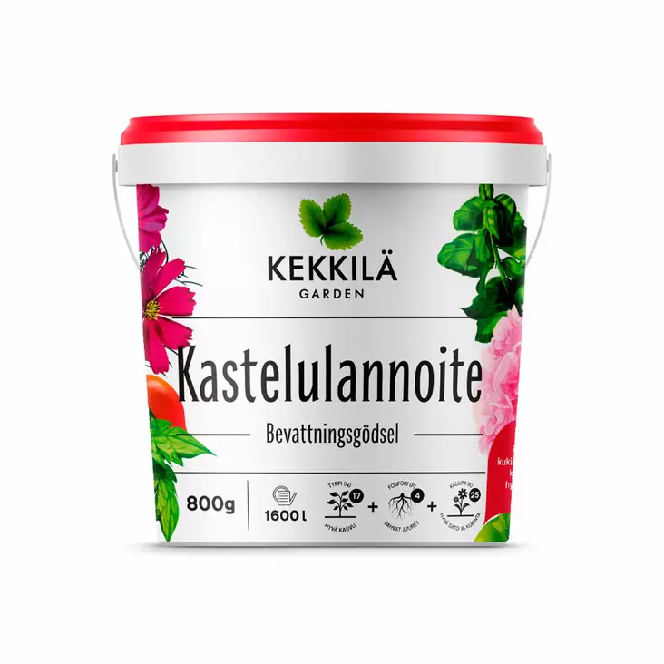 Kekkilä Kastelulannoite 0,8 kg, jauhe - Kesäkukka- ja hyötytarhalannoitteet - 6433000600705 - 1