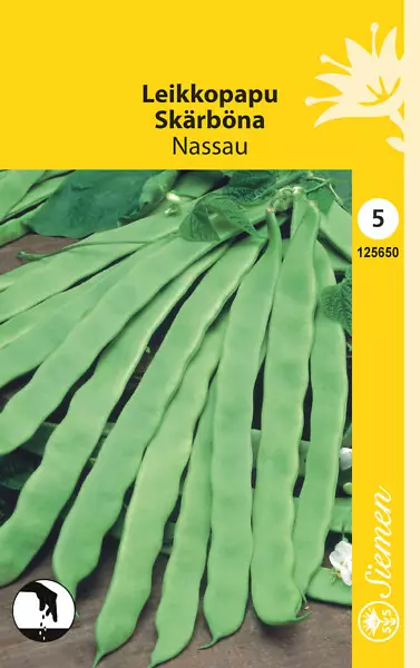 Leikkopapu 'Nassau', siemen, Schetelig - Annossiemenet - 6415151256505 - 1