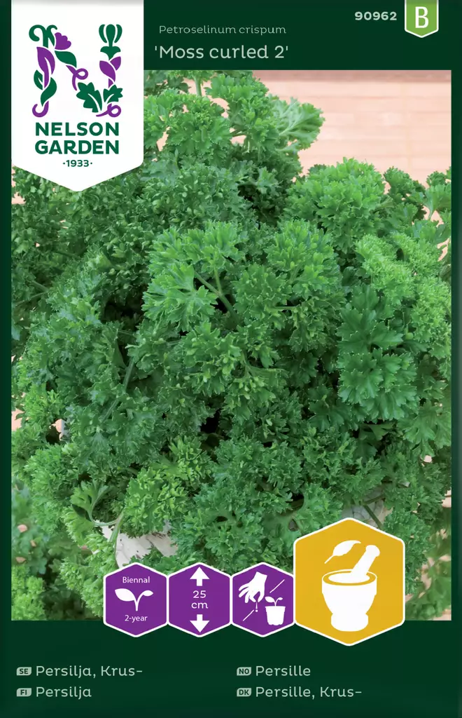 Persilja 'Moss Curled 2' siemen, Nelson Garden - Yrttien siemenet - 7312600909625 - 1