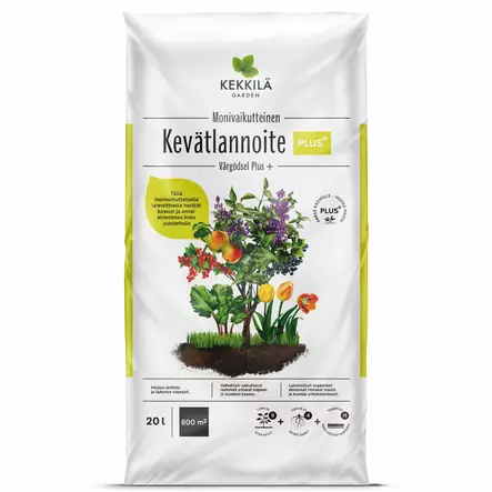 Kekkilä Kevätlannoite Plus+ 20 L - Puutarhalannoitteet, suuret pakkaukset - 6433000623636 - 1