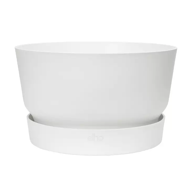 Elho Greenville Bowl kermanvalkoinen, 33 cm. - Ulkoruukut - 8711904332266 - 1