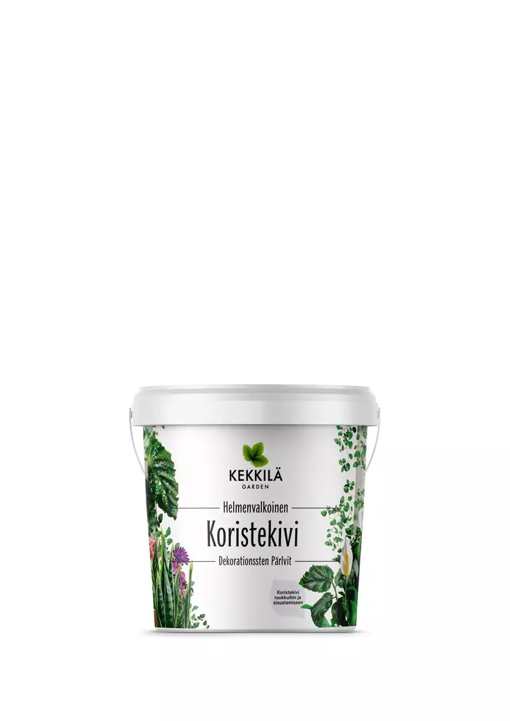 Kekkilä Koristekivi Helmenvalkoinen 1 L - Katteet - 6433000101226 - 1
